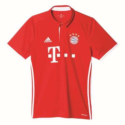 Adidas FC Bayern München Heim Trikot 2016/17 Rot