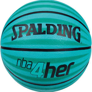 Spalding NBA 4HER basketbal blauw/groen